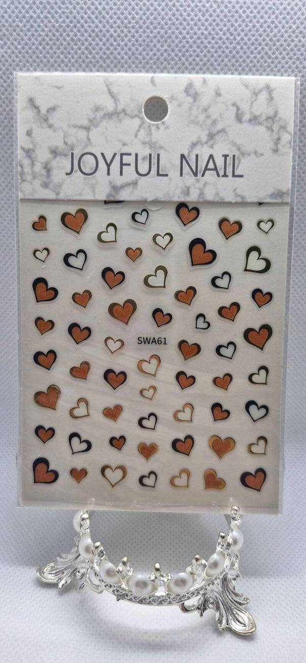 Bronze hearts