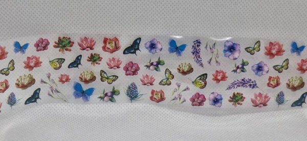 Butterflies And Flowers.