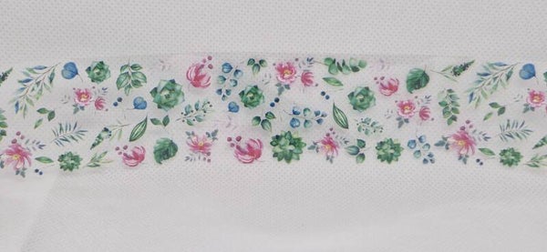 Green & Pink Flowers