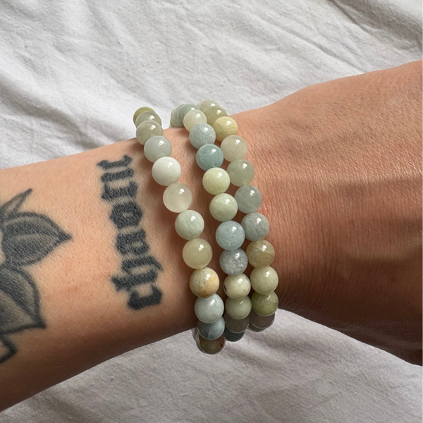 Morganiet Kogelarmband 6mm
