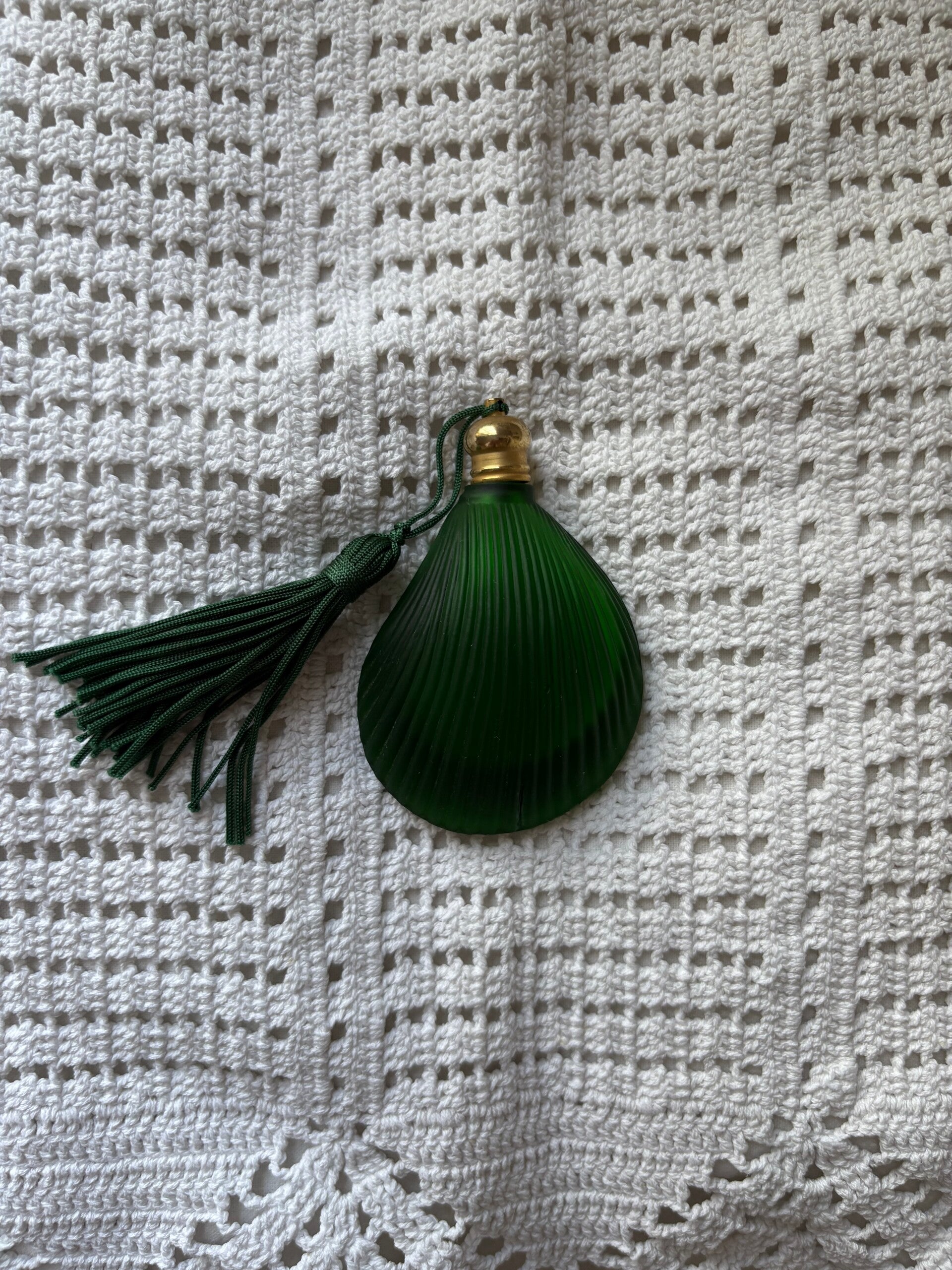 Vintage Parfumflesje Schelp
