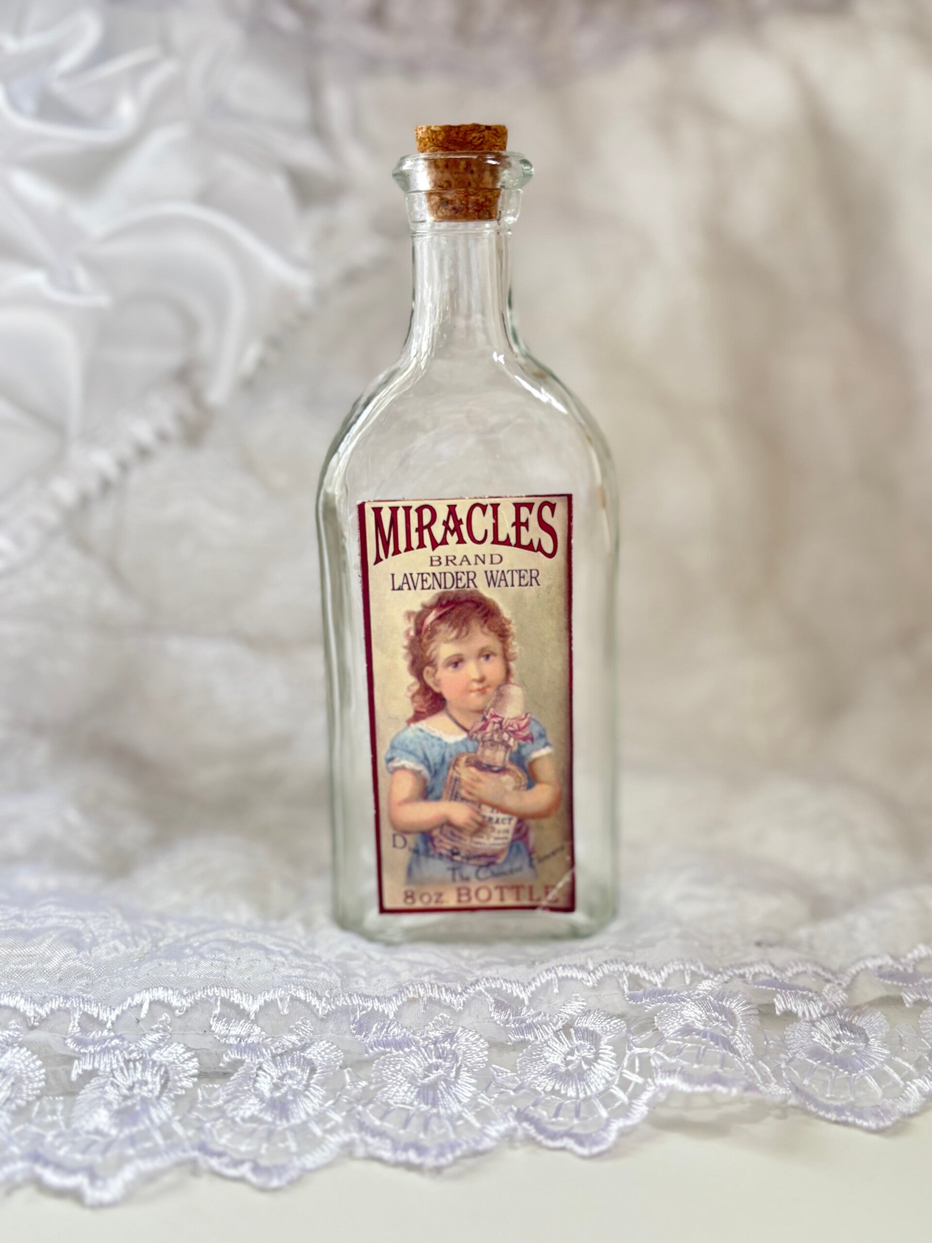 Vintage Glazen Fles