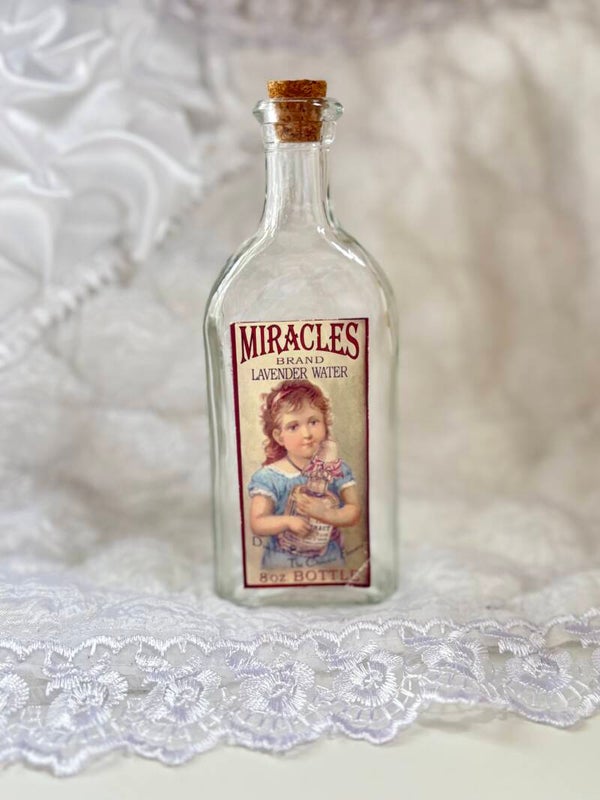 Vintage Glazen Fles