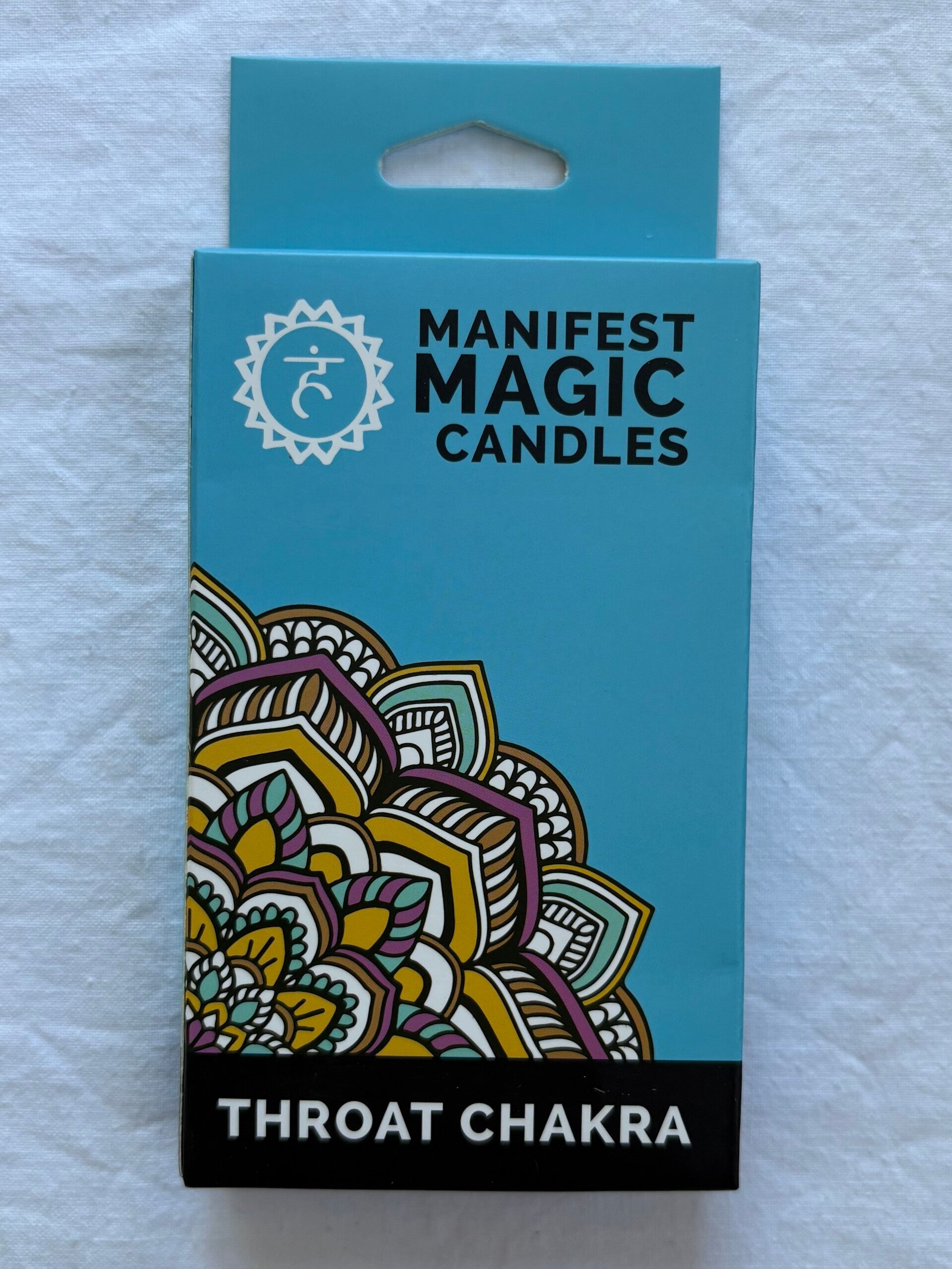 Manifest Kaarsen Keelchakra Blauw