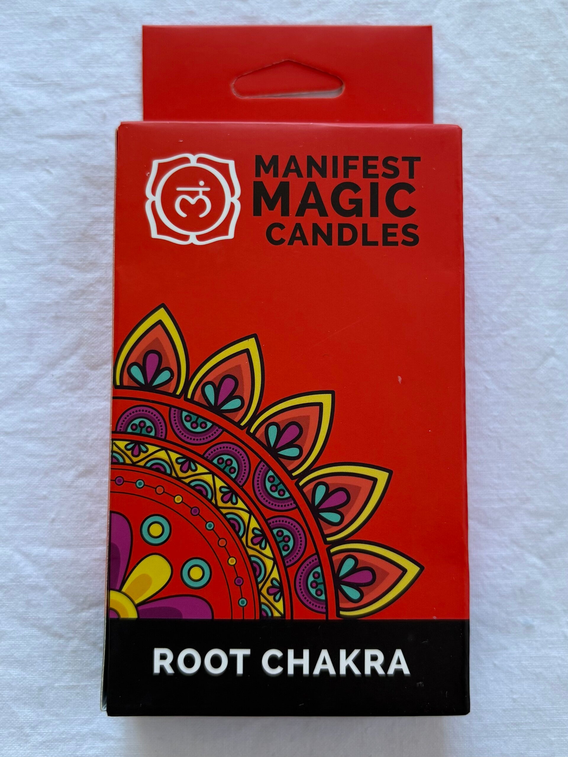 Manifest Kaarsen Wortelchakra Rood