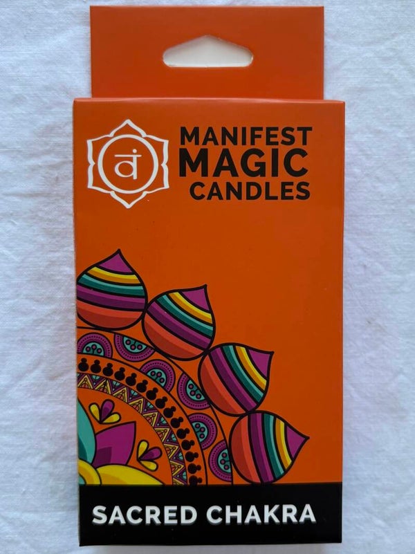 Manifest Kaarsen Sacraalchakra Oranje