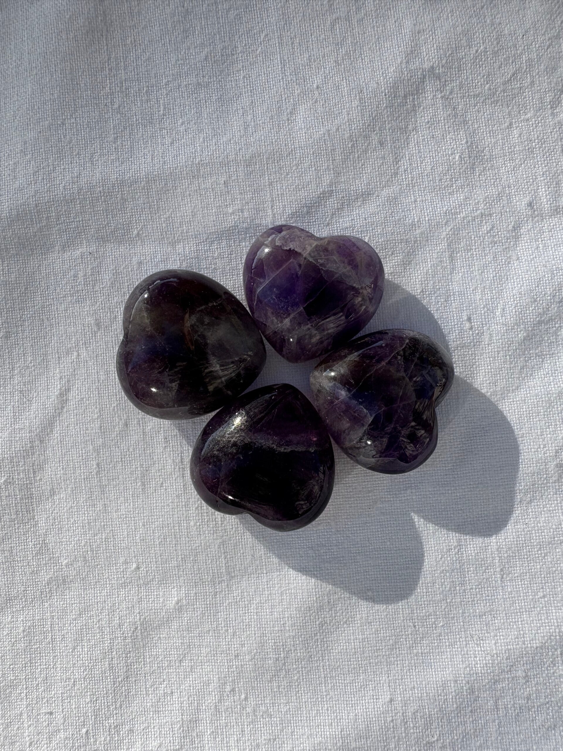 Amethist Hart 2cm