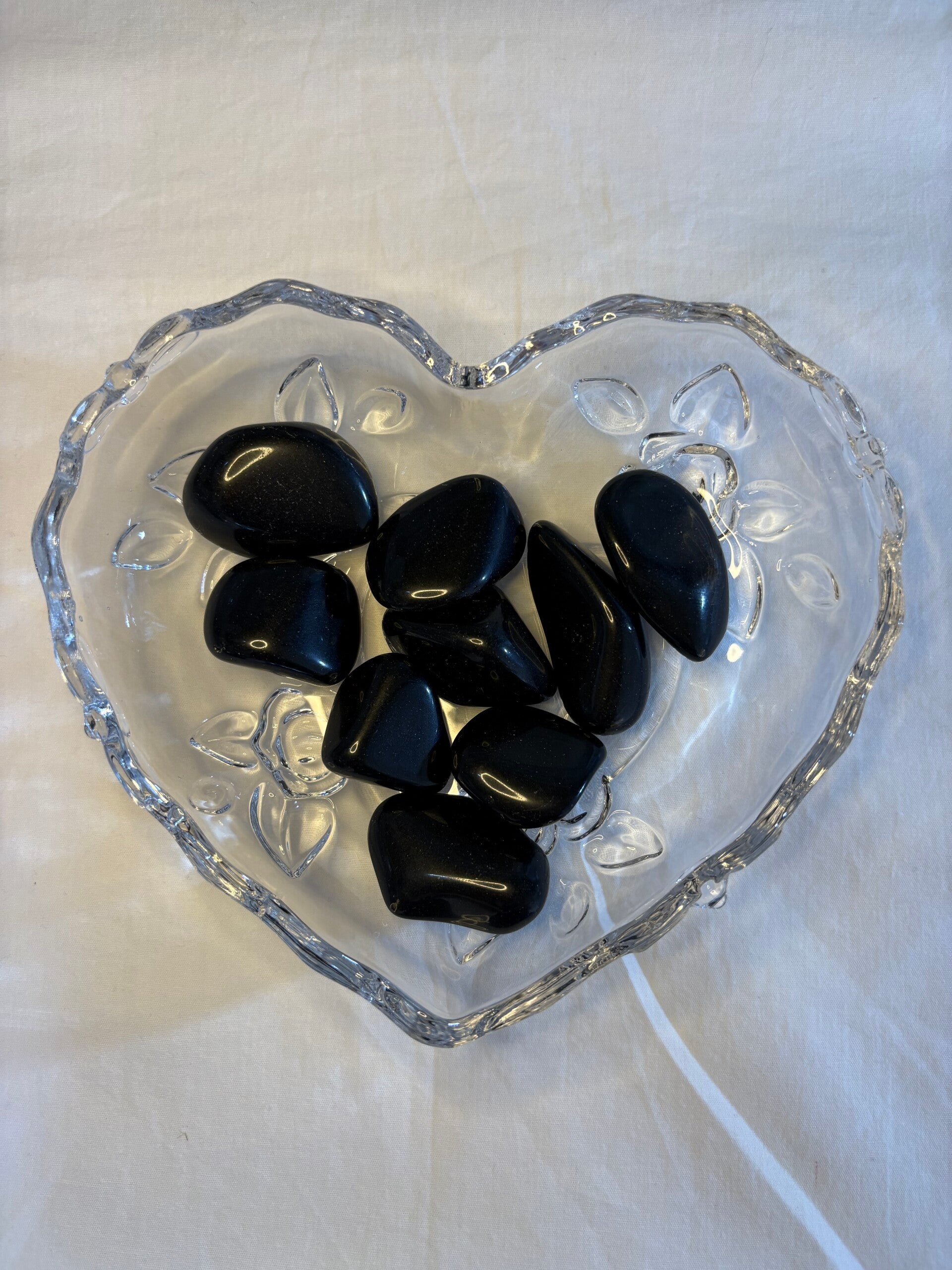Zwarte Obsidiaan Trommelstenen