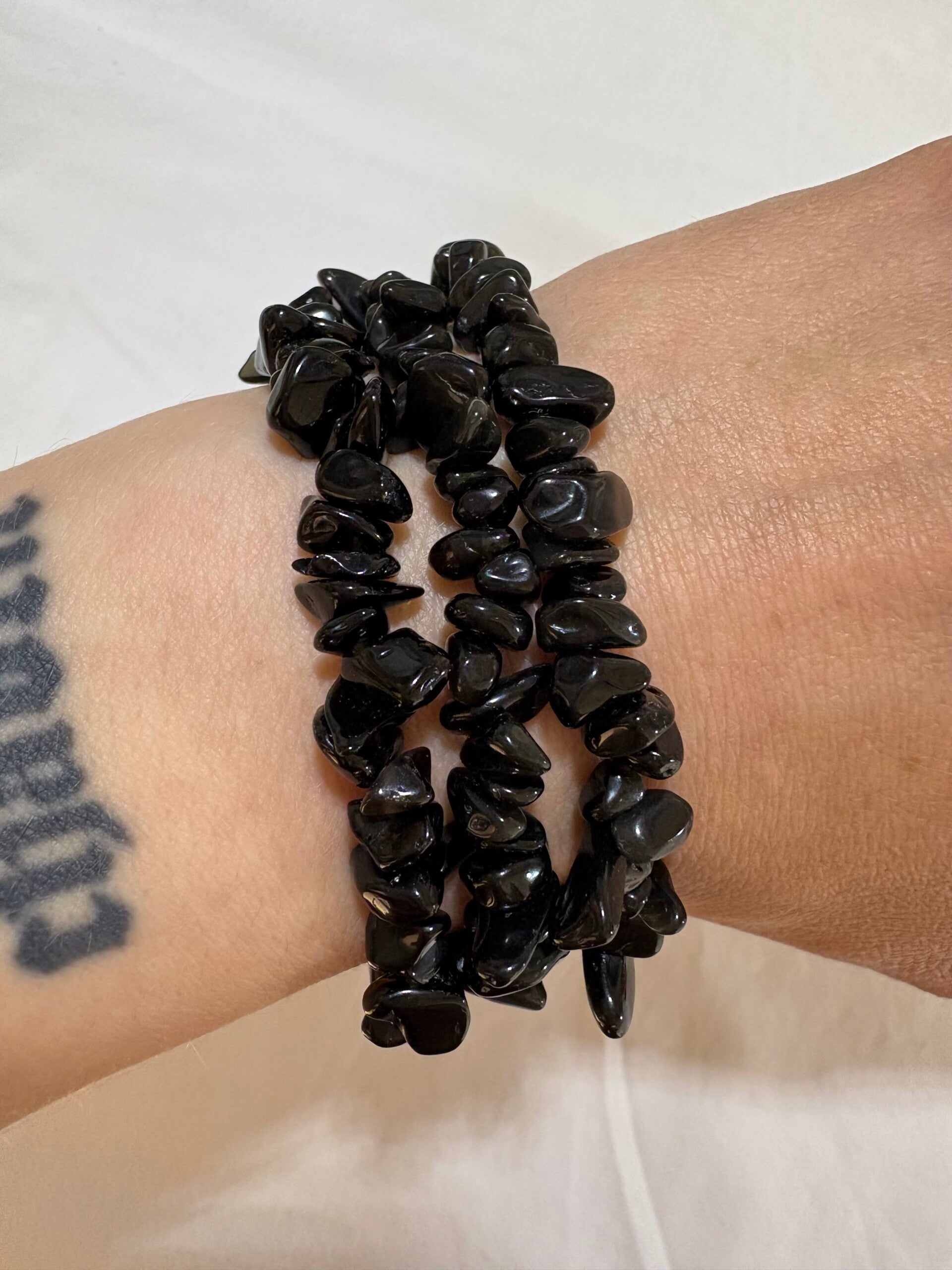 Zwarte Toermalijn Splitarmband