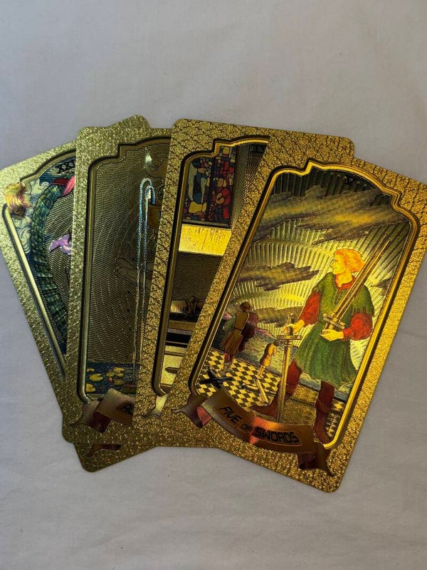 Goudkleurige Tarot Kaarten