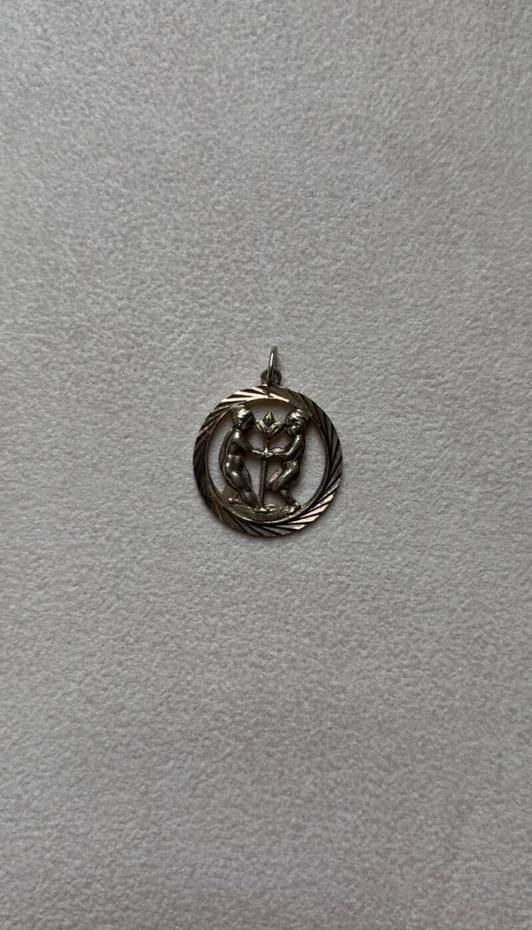 Vintage Ketting Hanger Tweeling