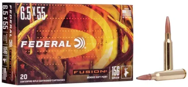 Fusion kal 6,5x55 156 gr 20 stk
