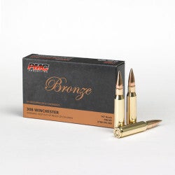 PMC 308 WIN 147 GRS FMJ-BT BRONZE LINE 20 STK
