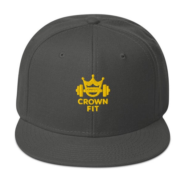 Crown Fit Snap Back - Charcoal