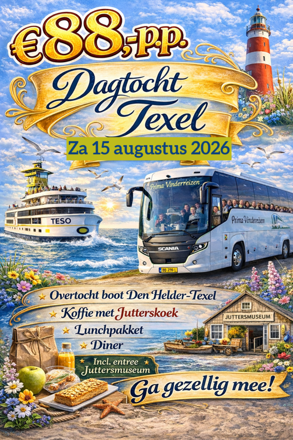 Texel Zat 15 augustus 2026