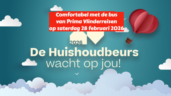 Huishoudbeurs met de bus 28 februari 2026