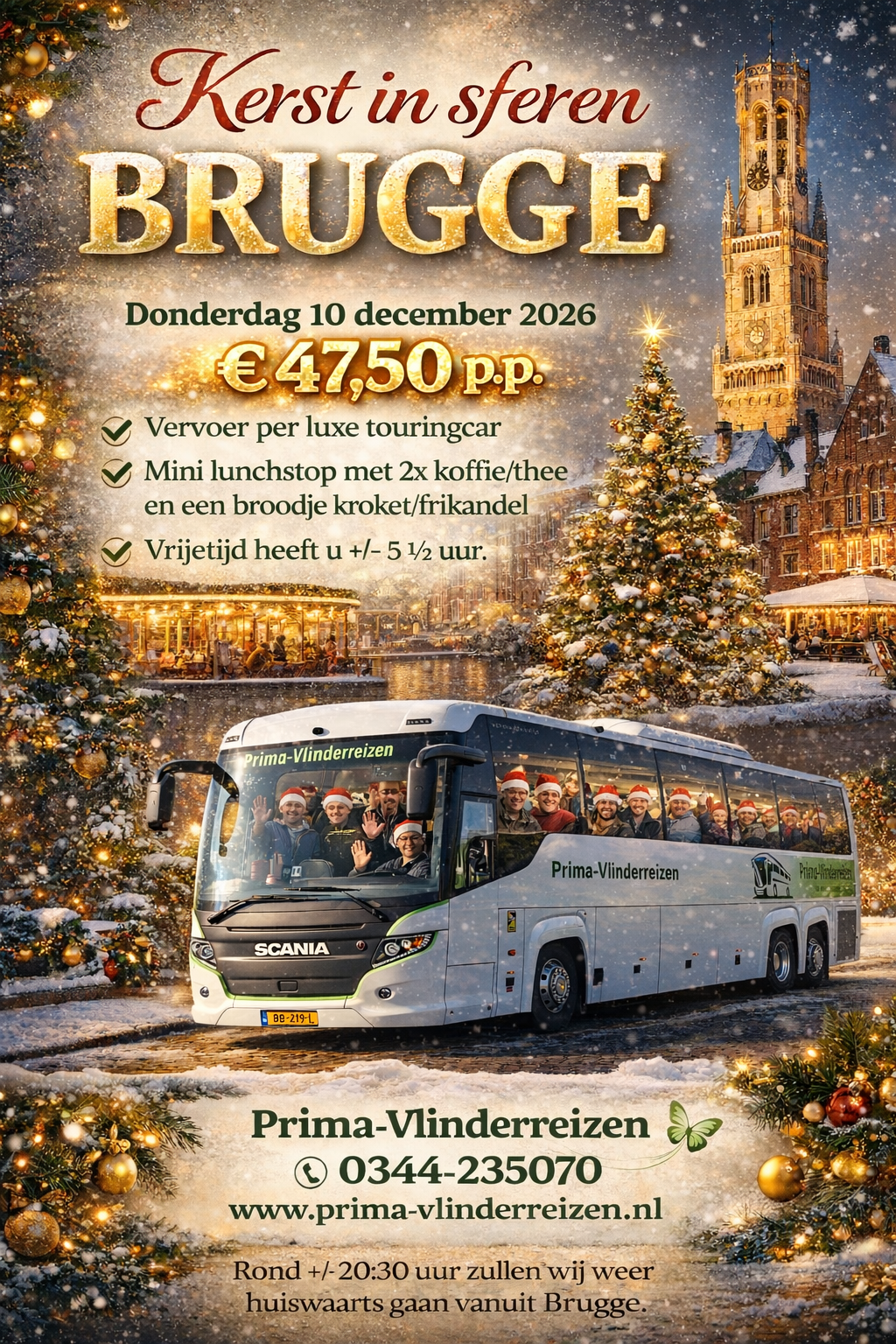 Kerst in Brugge do 10 dec. 2026