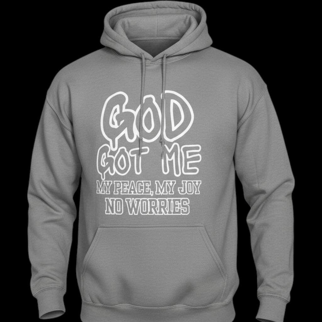 Faith-based Christian hoodie/unisex/ GOD GOT ME