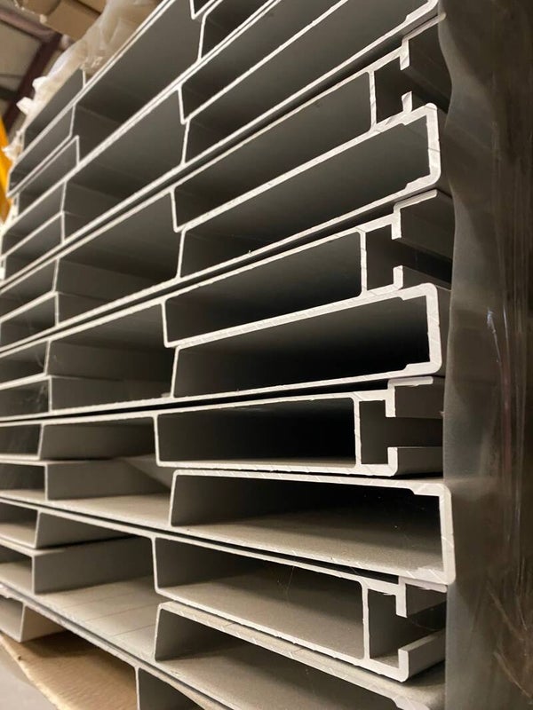 Bordwandprofiel Aluminium geanodiseerd 3,50m