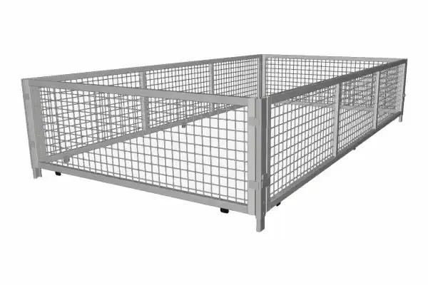 Opbouw Netten 60cm ongeremde aanhangwagens