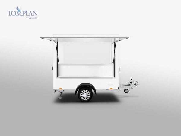 Verkoopswagen 1 x luik - 1as