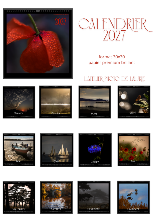 Calendrier photos 2027 - 30x30
