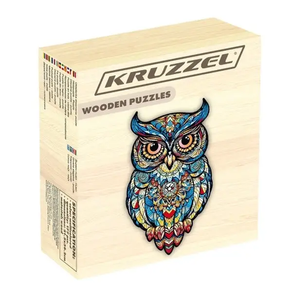 Houten Uil Puzzel