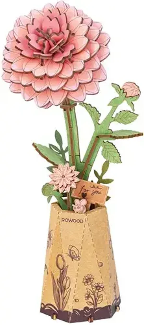 Robotime Pink Dahlia