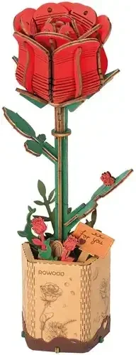 Robotime Red Rose