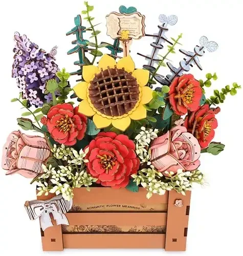 Robotime Wooden Bloom Box