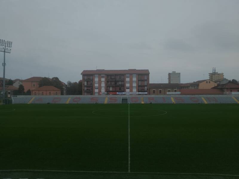 Il rettilineo visto dalla tribuna