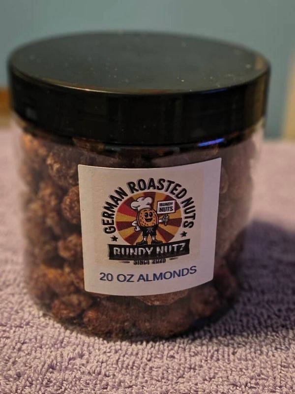 20 0Z ALMONDS JAR