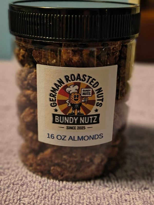 16 OZ ALMONDS JAR