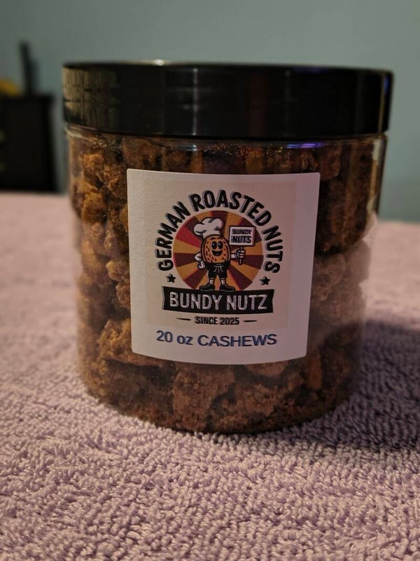 20 OZ CASHEWS JAR