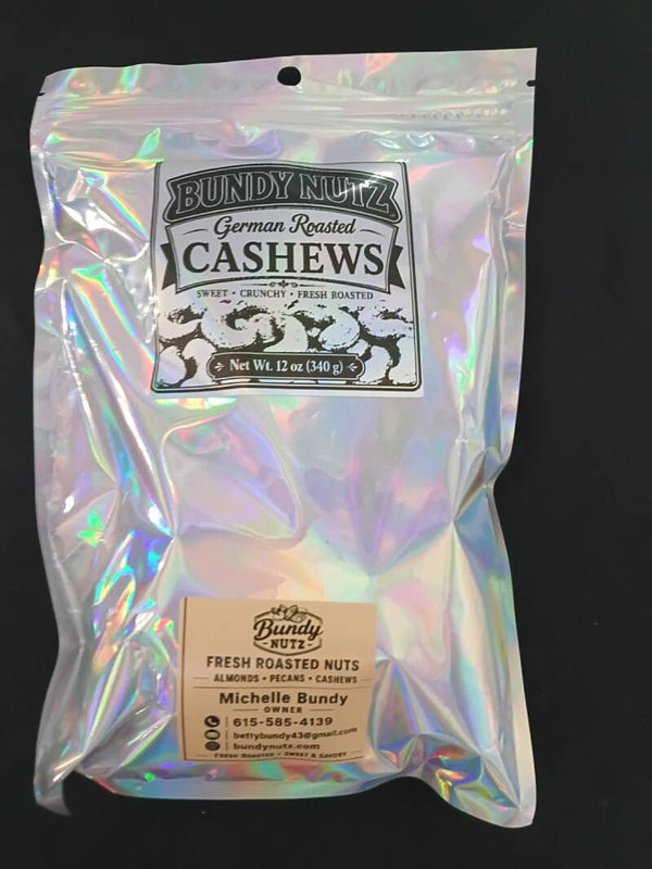 CINNAMON SUGAR CASHEWS   12 oz bags