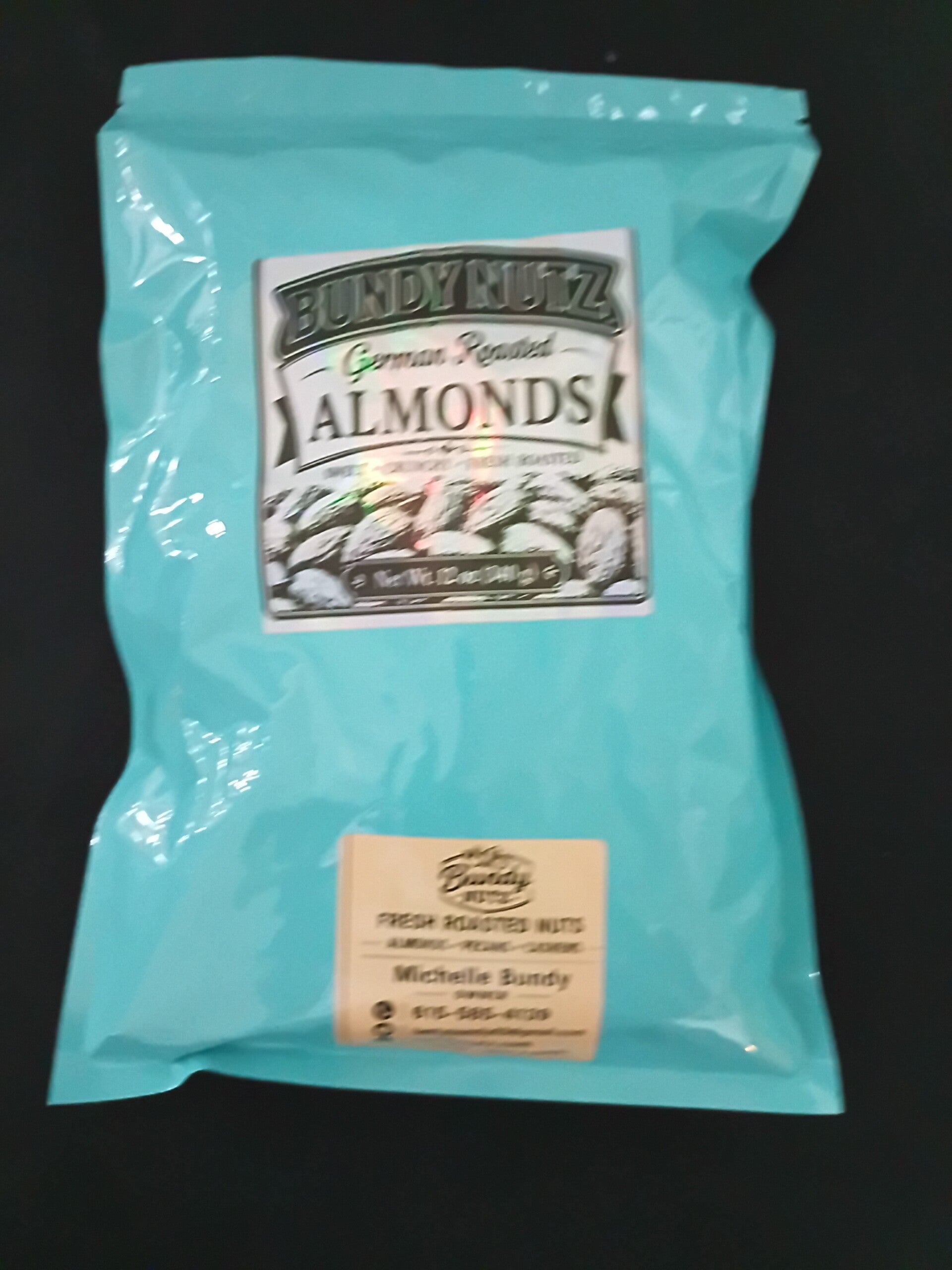 CINNAMON SUGAR ALMONDS. 12 oz Bag