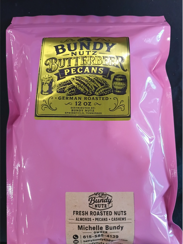 BUTTERBEER  PECANS 12OZ BAGS