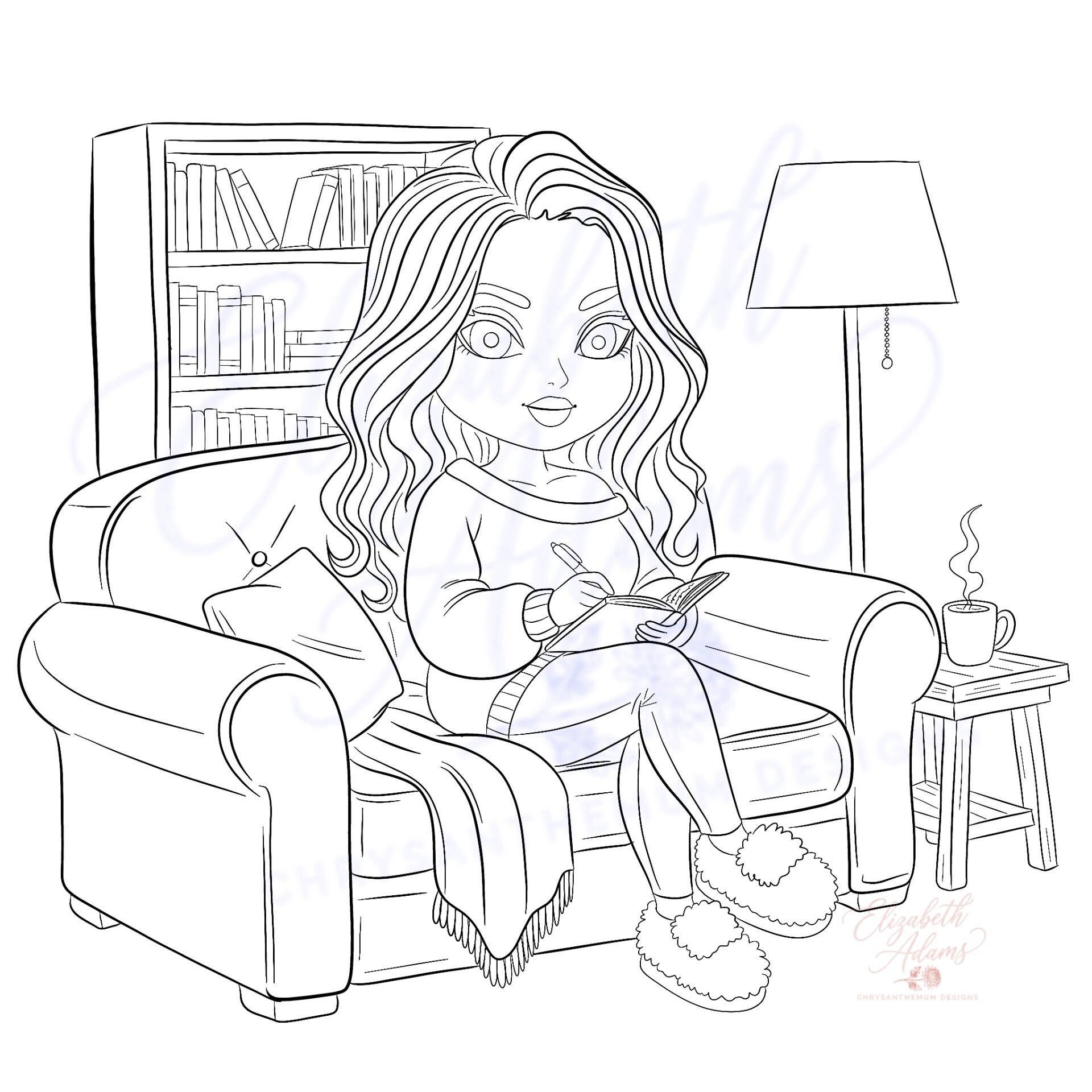 Journaling - Premade Chibi Sketch