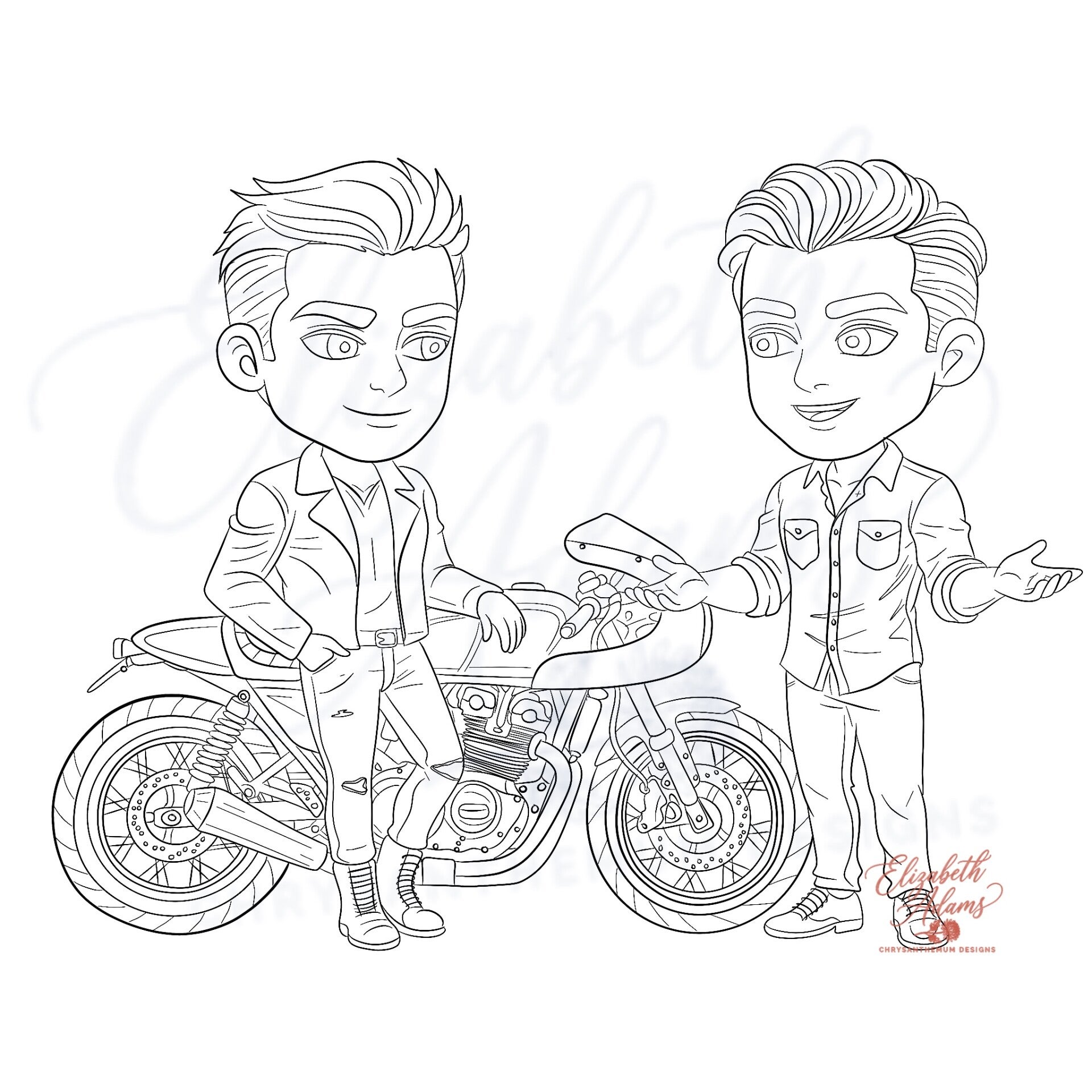 MC Boys - Premade Chibi Sketch