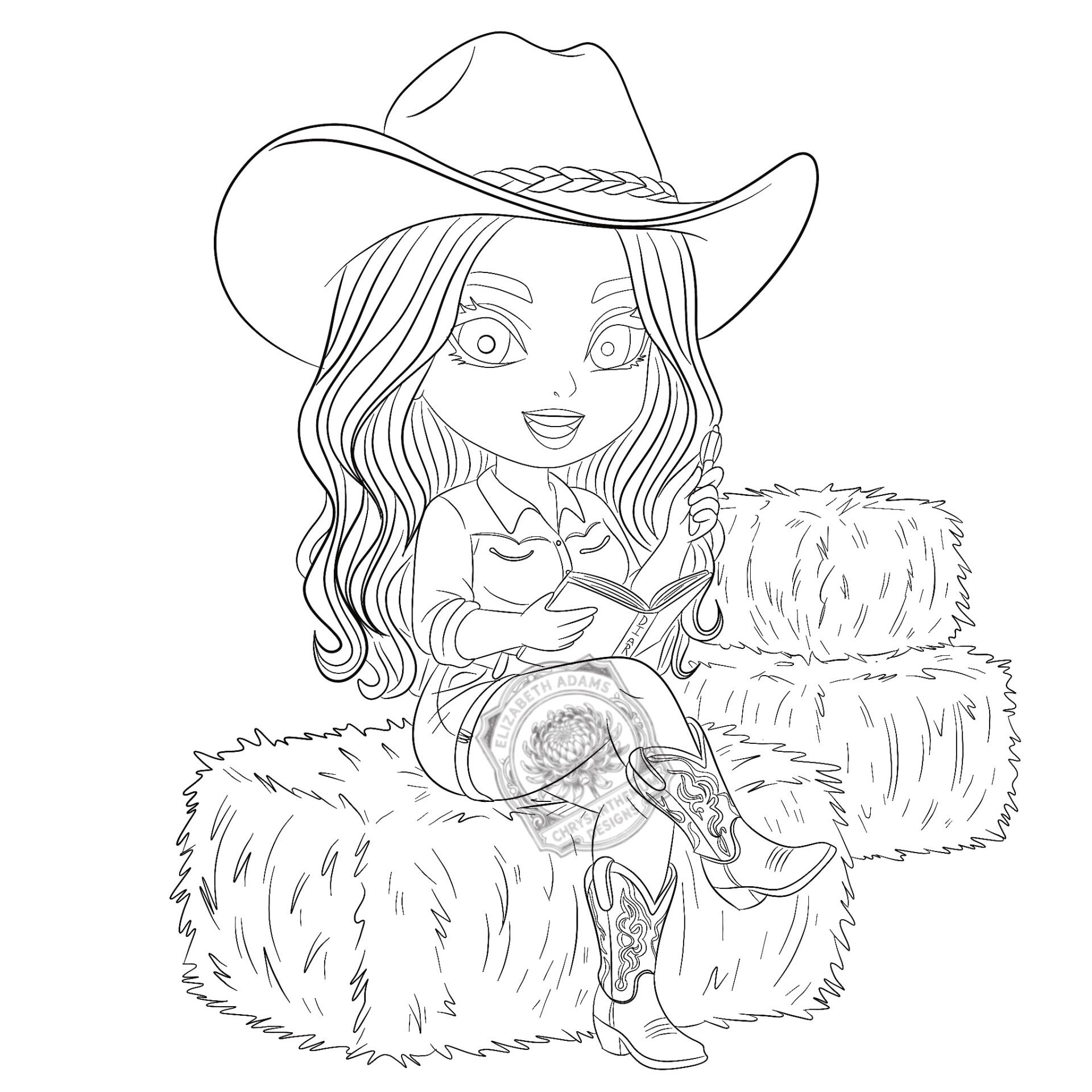 Cowwie - Premade Chibi Sketch