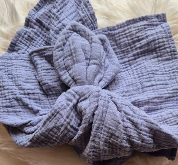 Doudou personnalisé Lapin Bleu