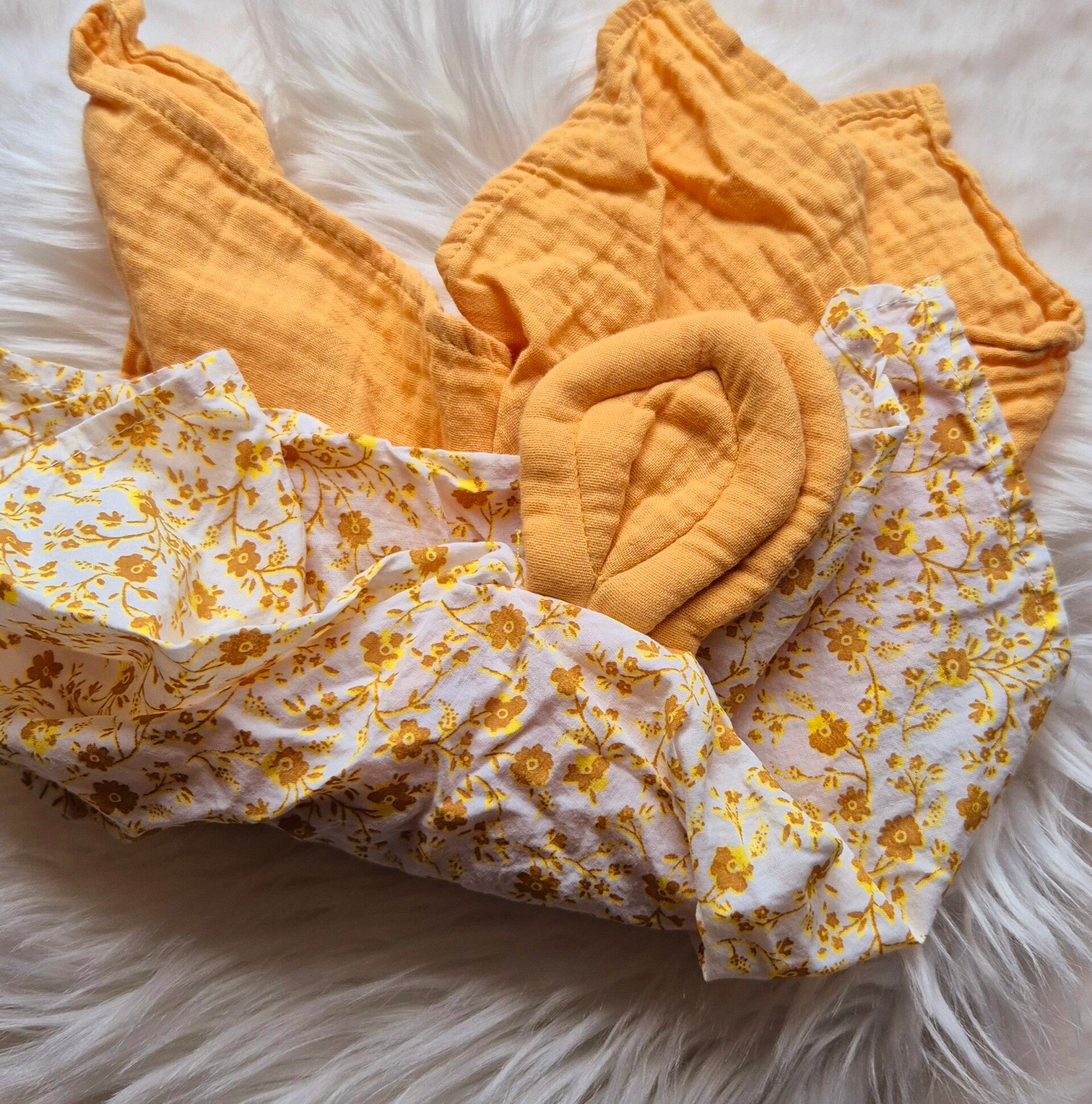 Doudou personnalisé Lapin fleuri