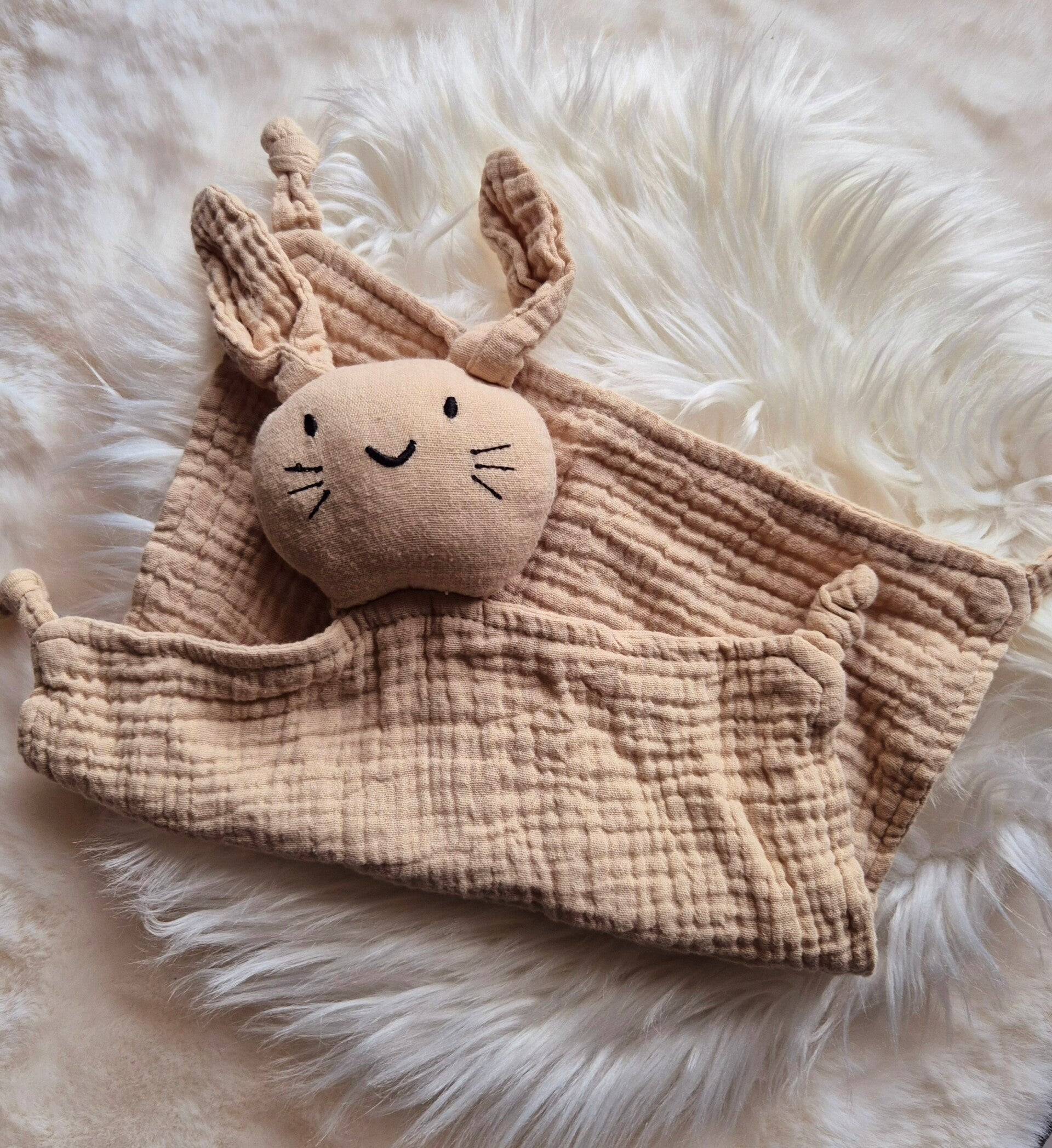 Doudou personnalisé Lapin beige