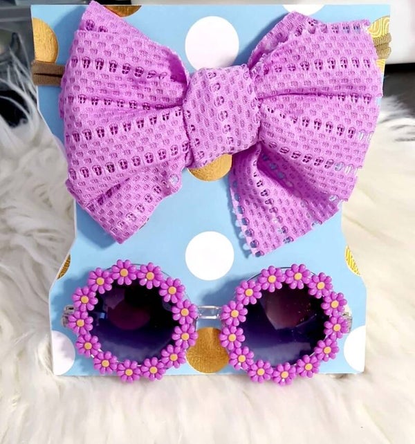 Lunette de soleil + bandeau