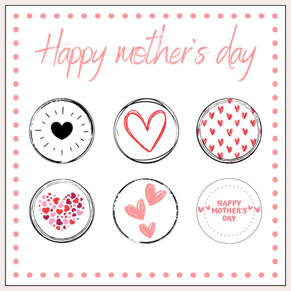 • Waxinelichtjes "Happy mother's day" •