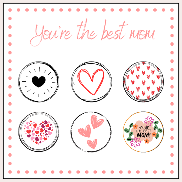 • Waxinelichtjes "You're the best mom" •