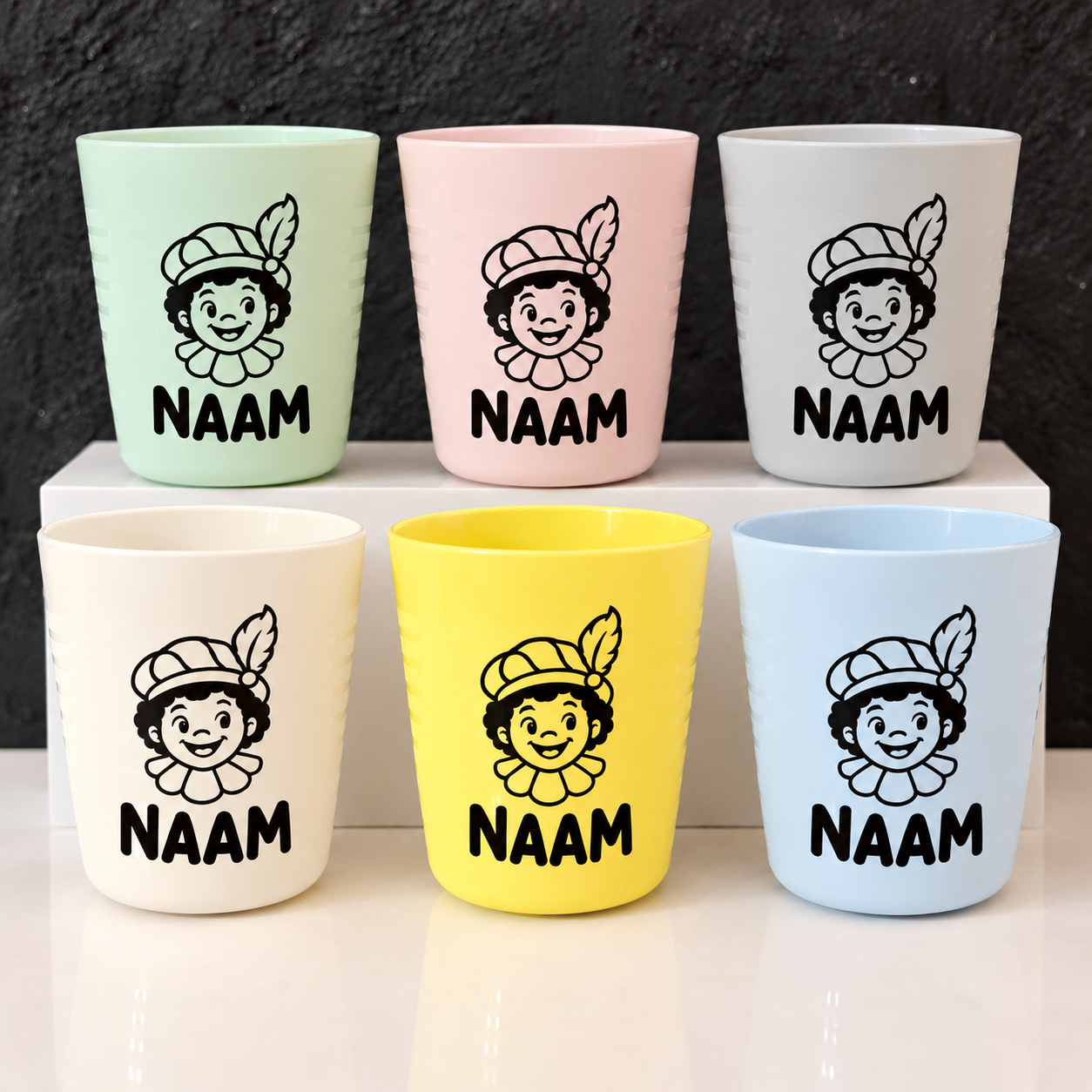 • Beker Pietje met naam •
