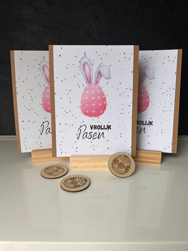 • Vrolijk Pasen • Set van 3 kaarten