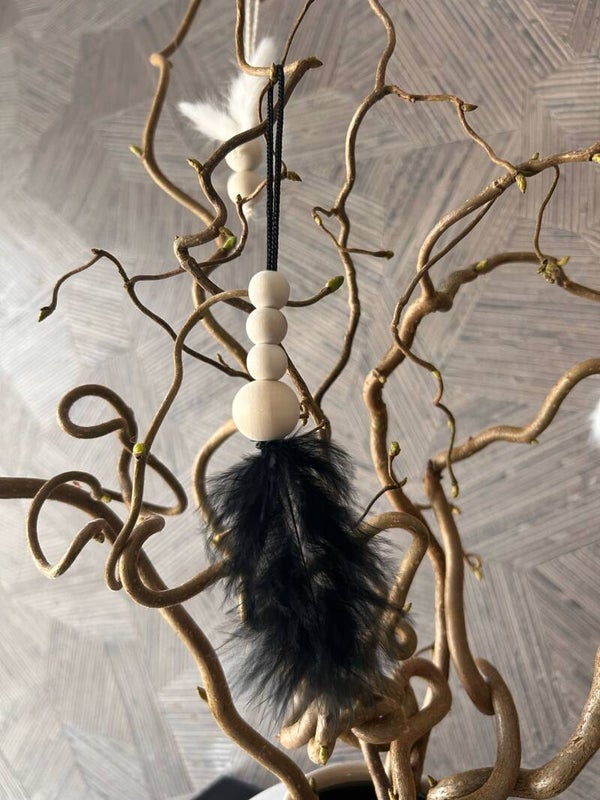 • Kralenhanger zwart •