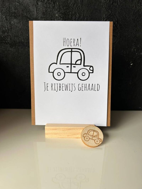 • Hoera, je rijbewijs gehaald •